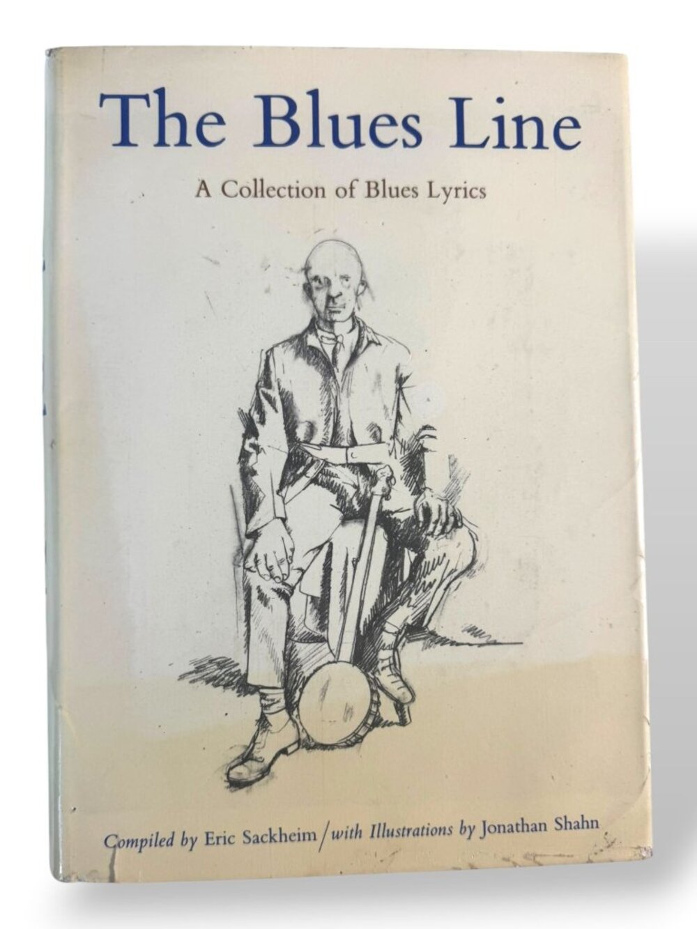 The Blues Line Vintage Blues Lyrics Collection Hardcover Book 1969 Eric Sackheim